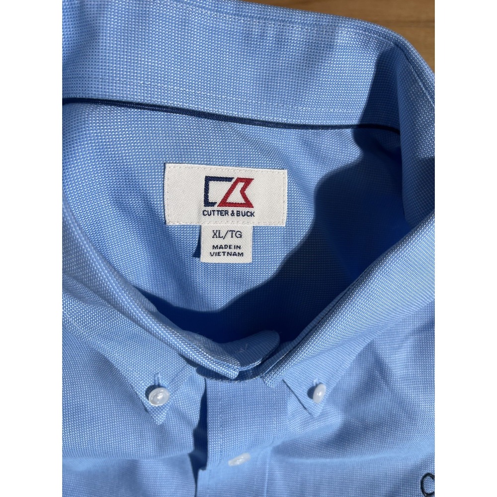 Cutter And Buck 1899 Mens Button Down Shirt Long Sleeve Size XL